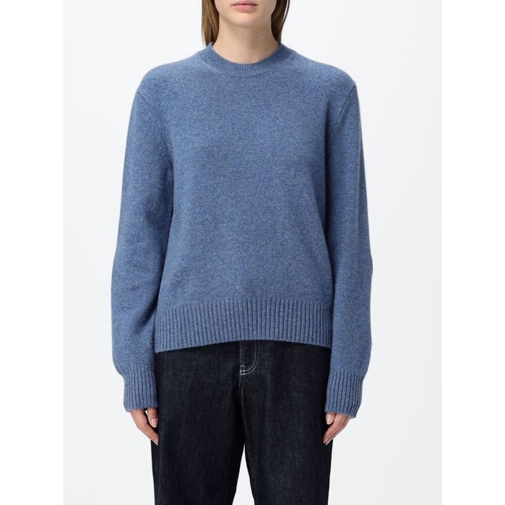 Crewneck Jumper Bottega Veneta In Cashmere Blend With Ribbed Trims
